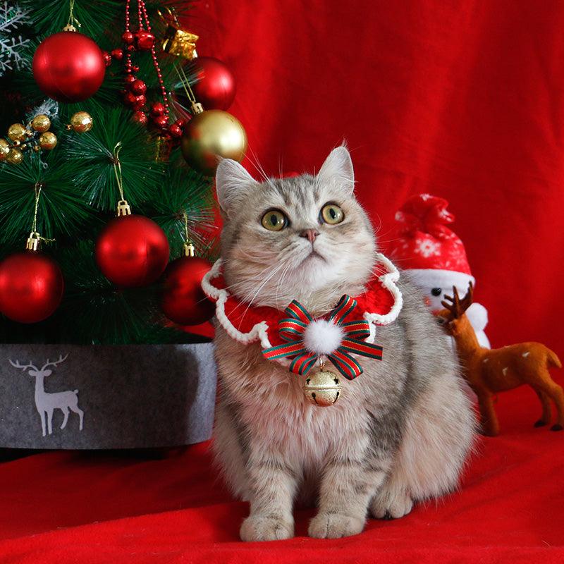 Festive Knitted Christmas Teddy Scarf
