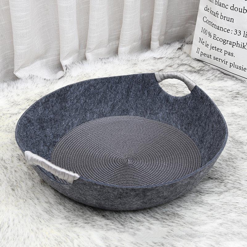 Luxury Felt Nest Style Cat Litter - The Perfect Haven For Your Feline Friend