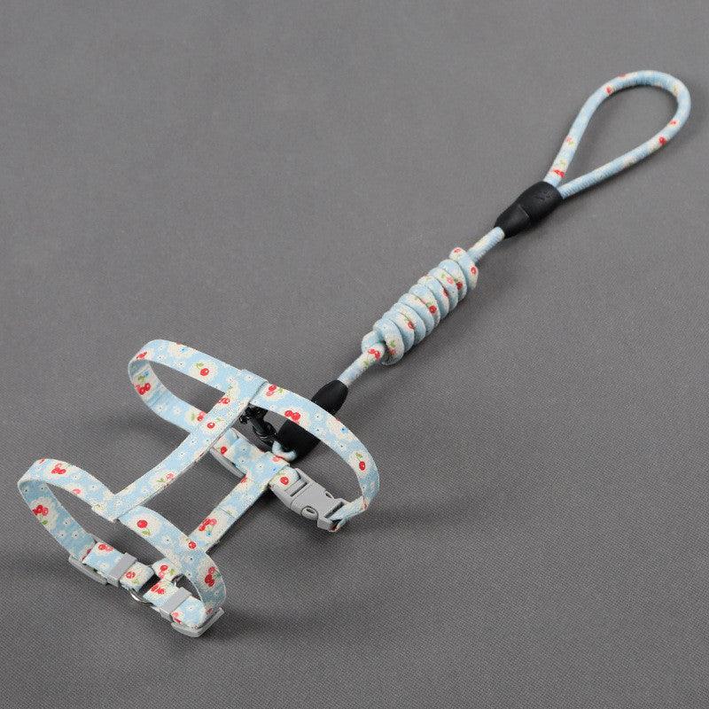 Anti-Tug Floral Cat Leash