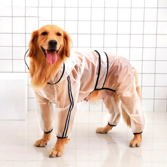 Waterproof Raincoat For Big Dogs - Stay Dry In Style-0