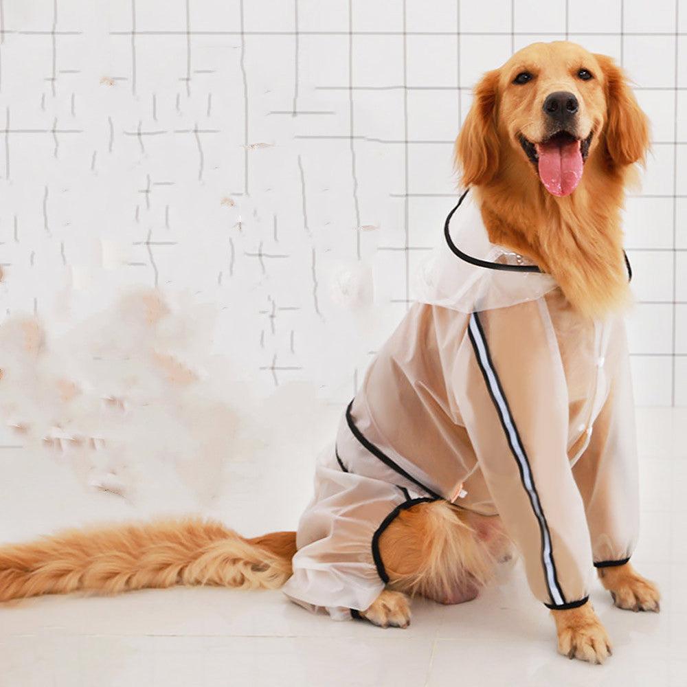 Waterproof Raincoat For Big Dogs - Stay Dry In Style