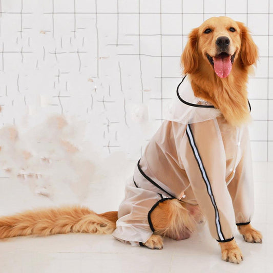 Waterproof Raincoat For Big Dogs - Stay Dry In Style