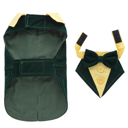 Elegant Canine Attire: Formal Dog Tuxedo Dress