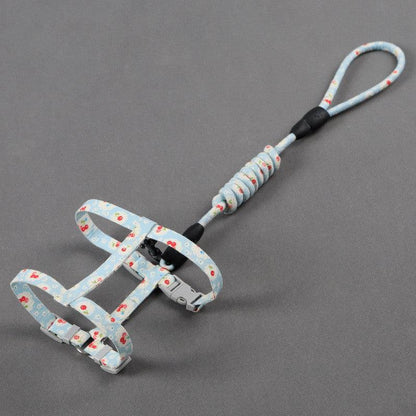 Anti-Tug Floral Cat Leash